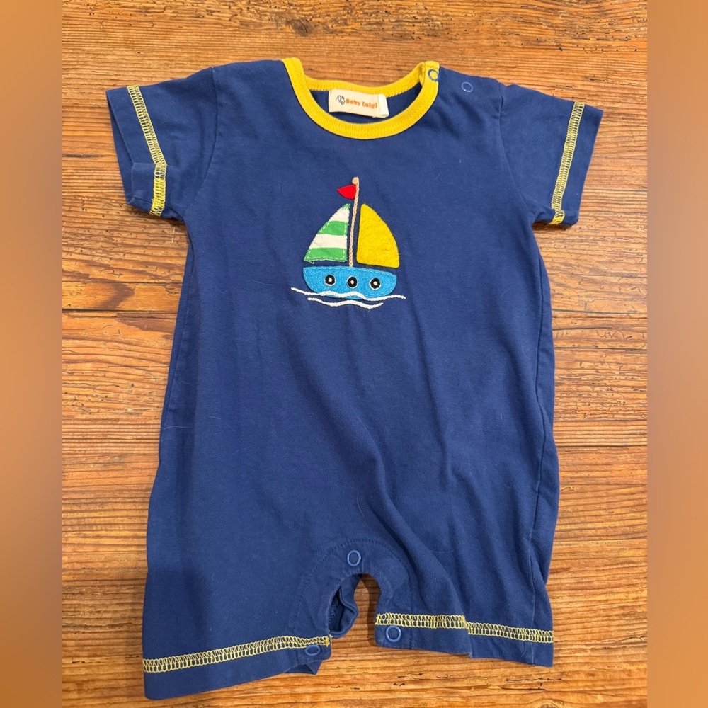 Luigi Sailboat Romper